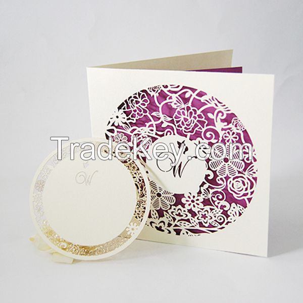 Elegant Laser Cut Wedding Cards