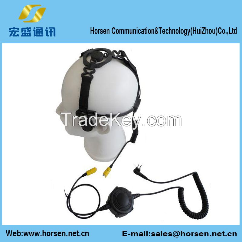 High quality two way radio bone conduction headphone