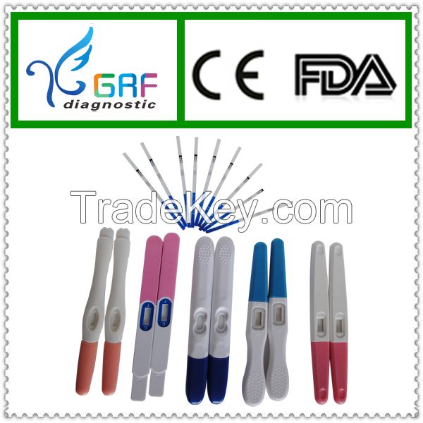 One step urine rapid HCG pregnancy test midstream 