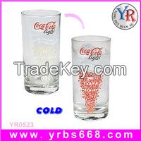 Wonderful Custom Design Color Changing Glass Mug