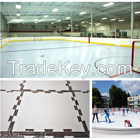 uhmwpe Synthetic Ice panel to build a ice skating rink/Hockey synthetic ice rink