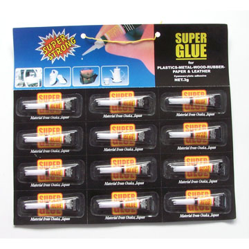 super glue, silicone sealant, adhesive