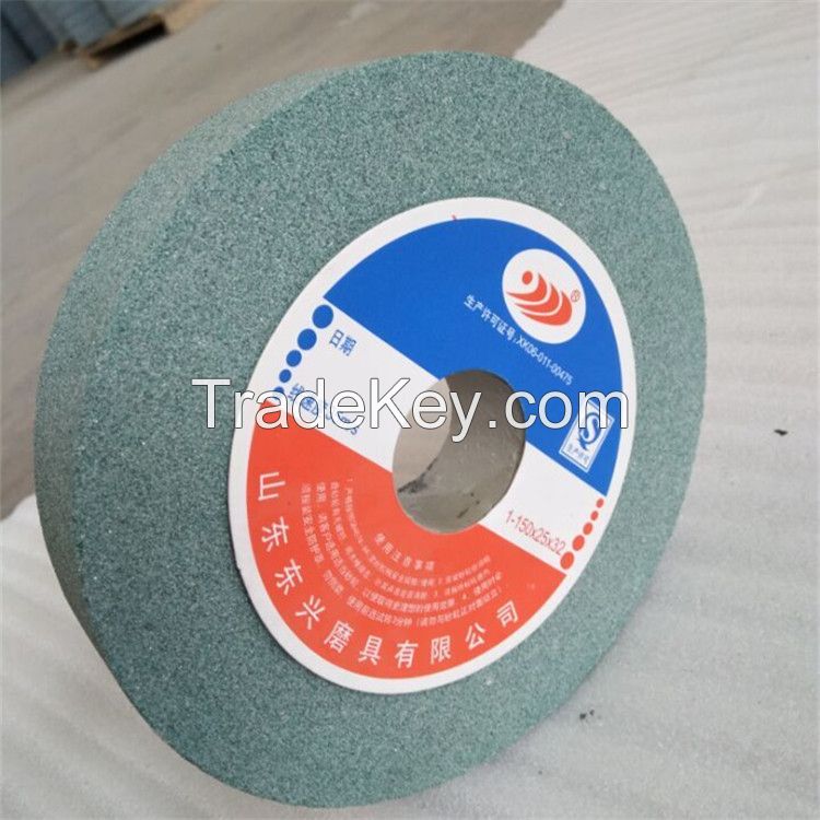 6 inch green silicon carbide grinding wheel