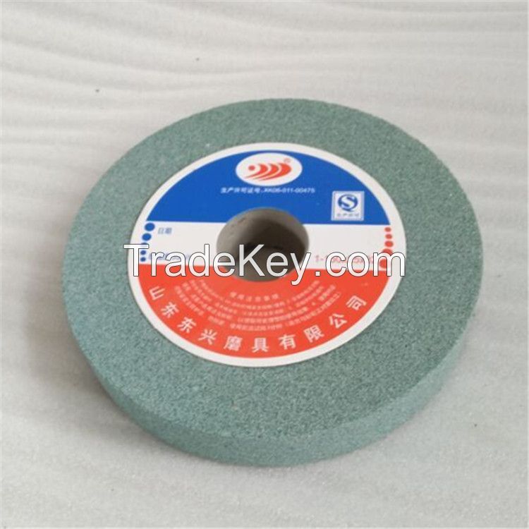 6 inch green silicon carbide grinding wheel