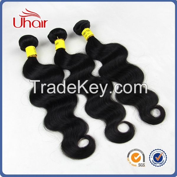 Wholesale Golden Supplier Unprocessed 100% Peruvian Hair WIth Long Lasting 8a Body Wave Hair Bundle