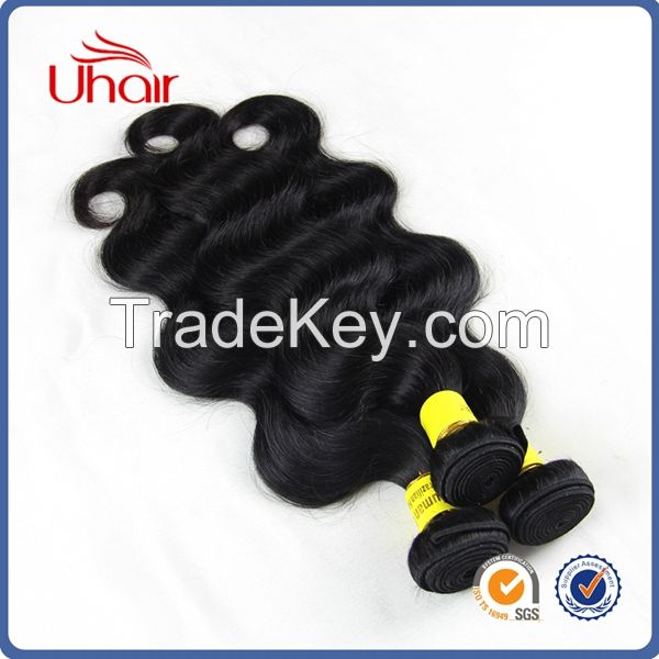 Wholesale Golden Supplier Unprocessed 100% Peruvian Hair WIth Long Lasting 8a Body Wave Hair Bundle