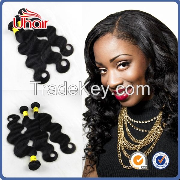 Wholesale Golden Supplier Unprocessed 100% Peruvian Hair WIth Long Lasting 8a Body Wave Hair Bundle