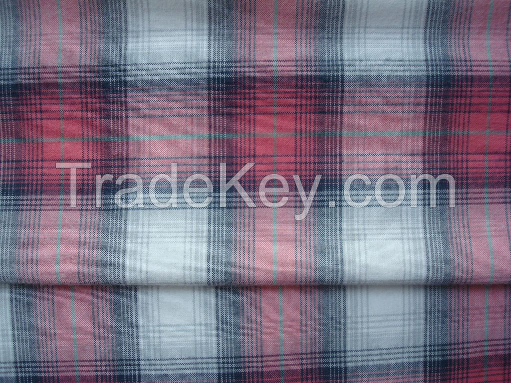 100%COTTON YARN DYED FABRIC