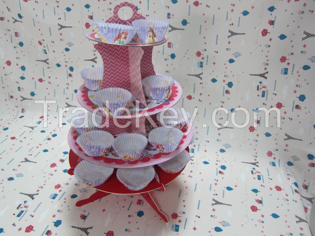 cup cake or cake frame for 3 layers cake stand birthday party goods