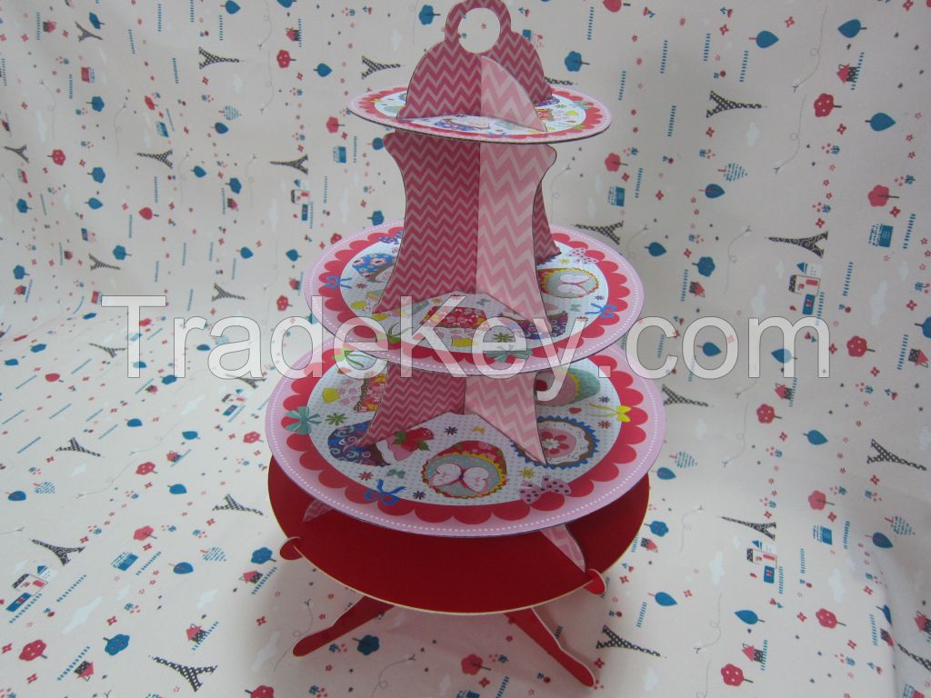 cup cake or cake frame for 3 layers cake stand birthday party goods