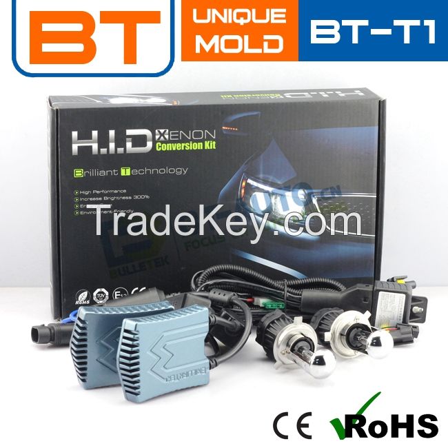 China Manufacturer HID Car Headlight Xenon Conversion Kits HID Ballast H4 H7 H11 H13 9004 9005 Lamp Lights