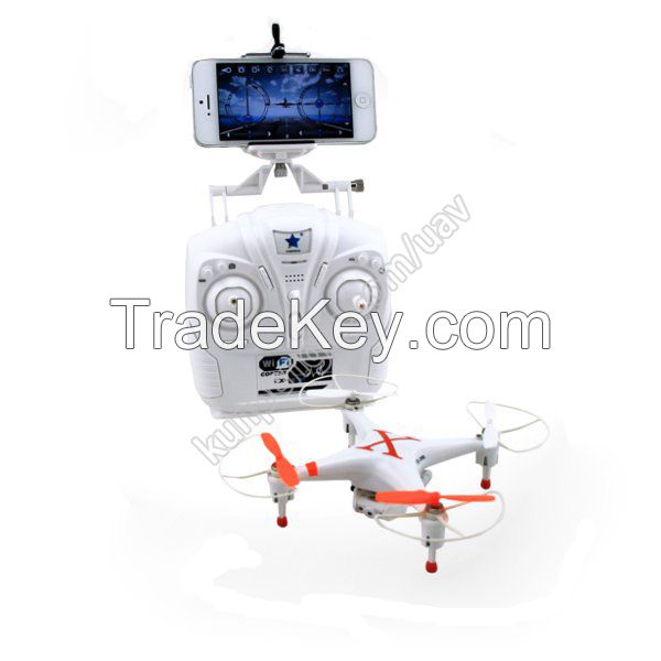 FPV RC Quadcopter with Camera iPhone Wifi Transmission +Transmitter RTF RC Helicopter Drone UFO KP018