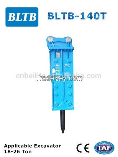 High quality hydraulic hammer attached to all kinds of  excavator