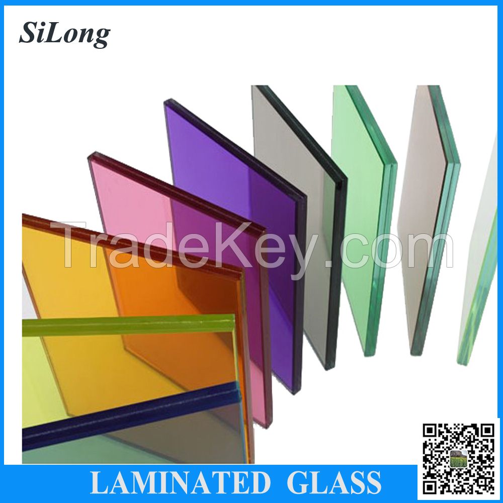 6+0.76pvb+6 laminated glass  safety glass for doors and windows