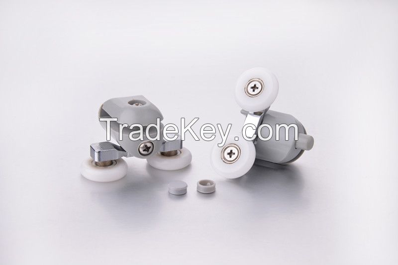 double shower door roller