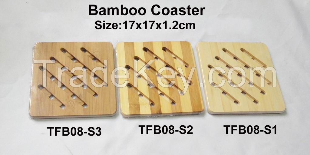 BAMBOO AND WOODEN COASTER