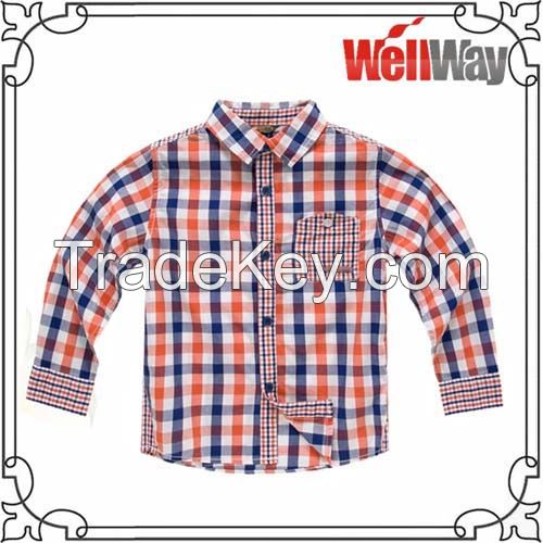 100% cotton flannel shirt for kids