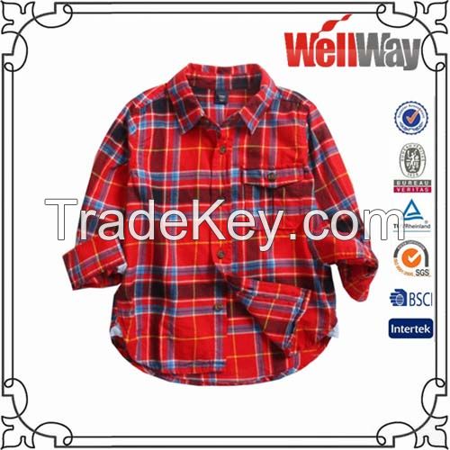 cotton lady plaid shirt