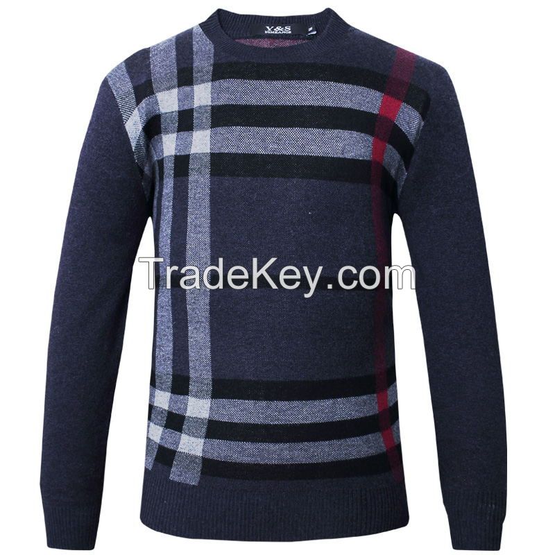 Men Gray Pullover Long Sleeve 2XL 2015 new winter men&#039;s casual T-shirt