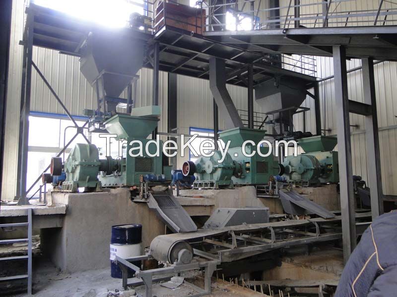 Coal briquetting production line