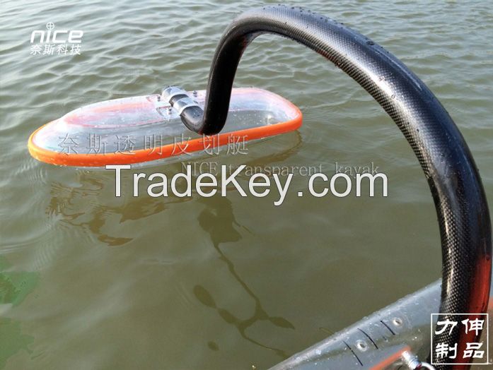 2015 new design Transparent polycarbonate kayak canoe