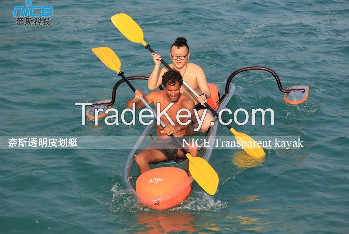 2015 new design CLEAR BOTTOM RAFT KAYAK CANOE