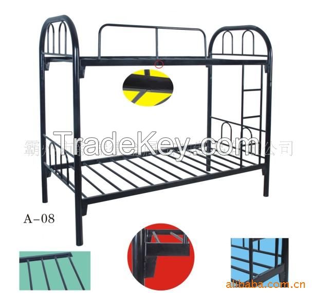 China Excellent Quality Metal Queen Size Bunk Bed For Adult