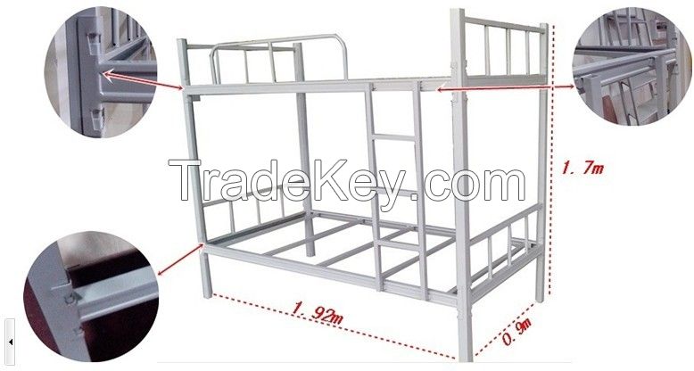 High quality KD heavy duty steel metal bunk bed