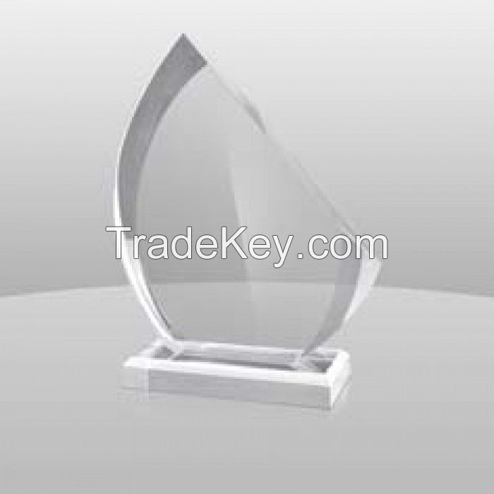 2016 new design clear acrylic trophy 