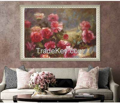 High quality Wall sticker oil painting wallpaper butterfly abstract