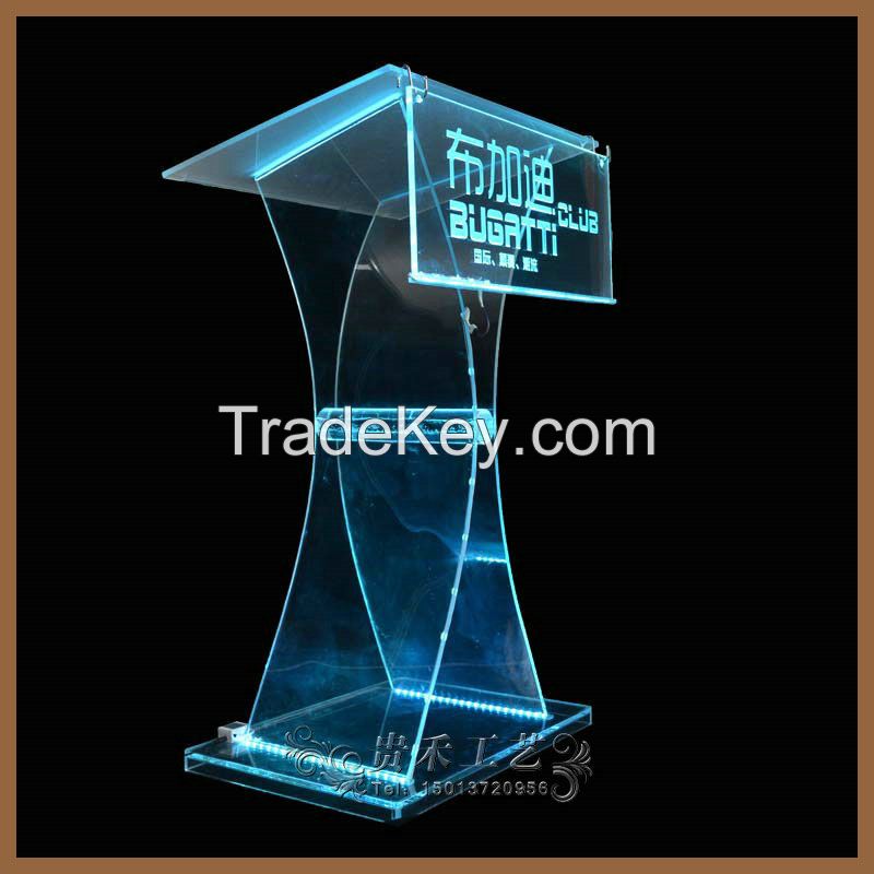 Guihe high quality acrylic podium, pacrylic pulpit