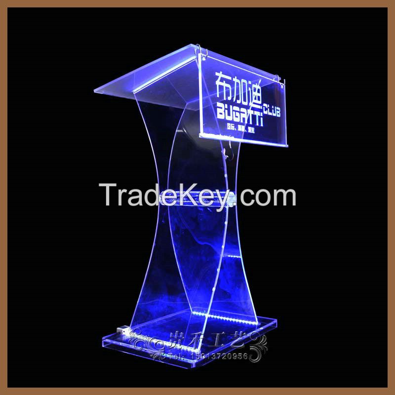 Guihe high quality acrylic podium, pacrylic pulpit