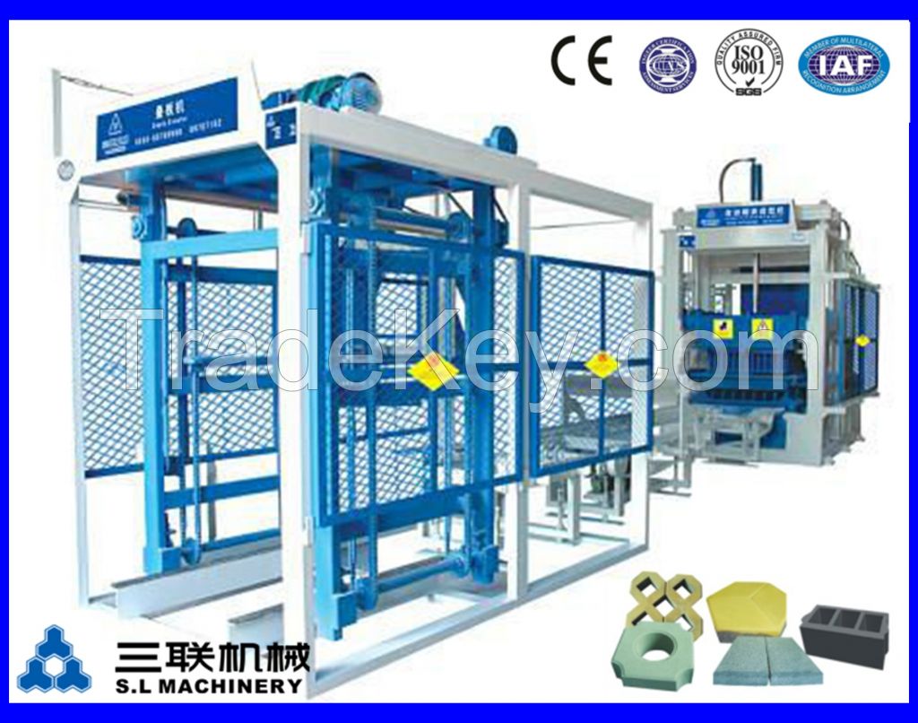 hollow cement brick making machine