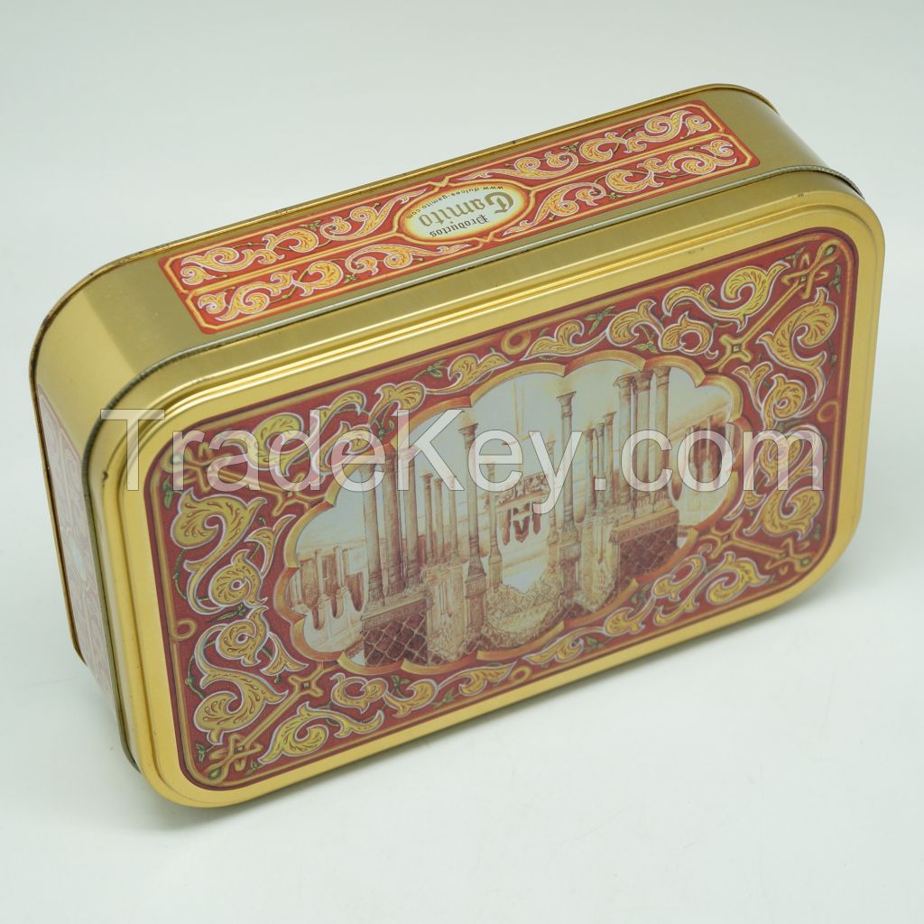 Rectangle Tin Box With Hinge