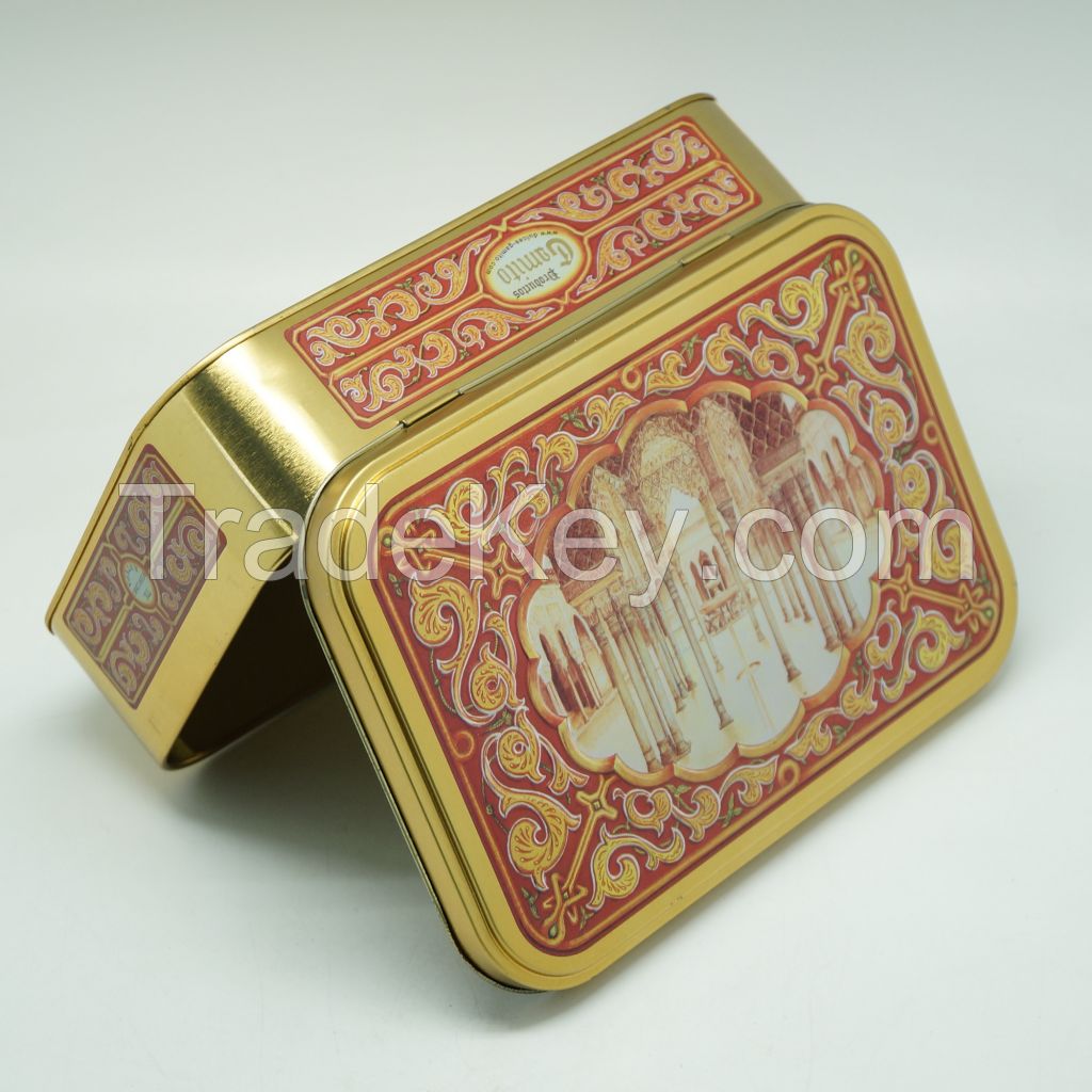 Rectangle Tin Box With Hinge