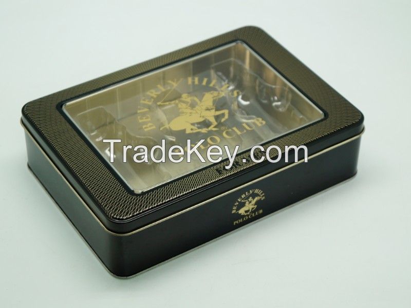 Rectangle Tin Box With Hinge