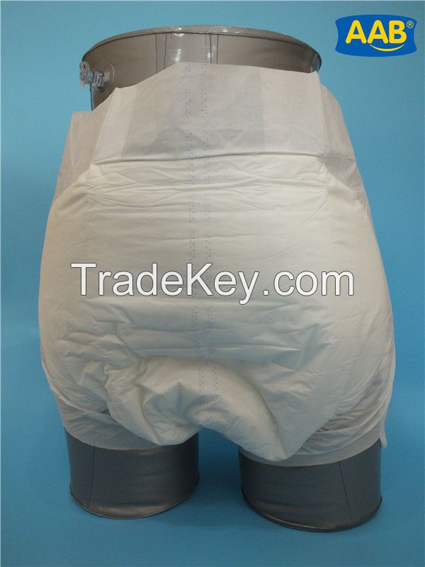 Disposable diaper for adult incontinence