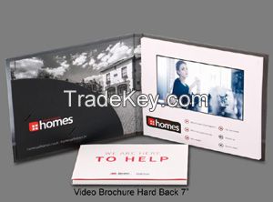 7" Full Color Printed Video Brochures Video Marketing Card Video Advertising Card