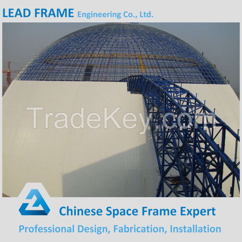 Light Weight Steel Dome Sheds for Coal Storage