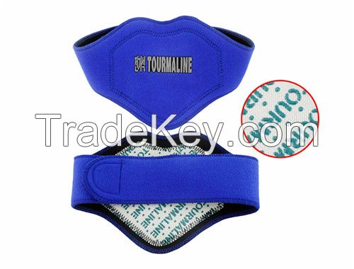 Tourmaline neck support wrap heating self magnetic therapy 