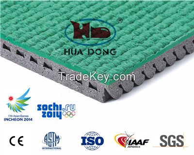 professional rubber running track sport floor for athletes