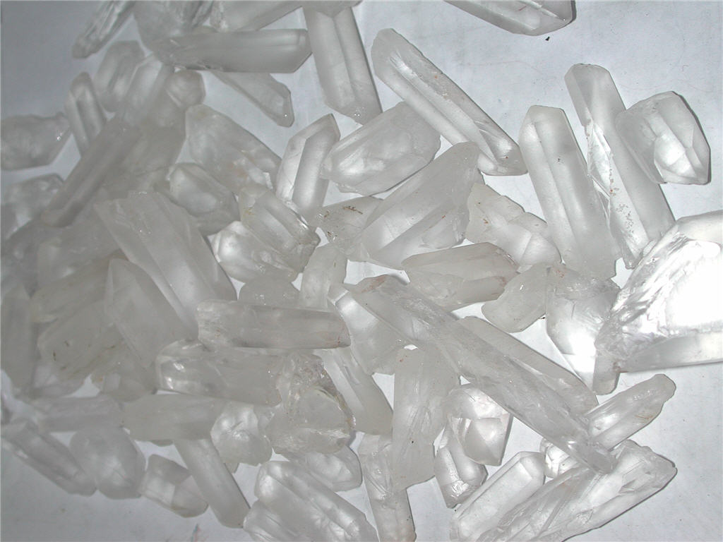 Raw Natural Crystal Quartz (Transparent) 99.84%