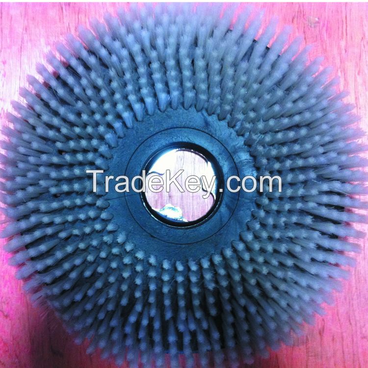 Floor rotary scrubber brushes