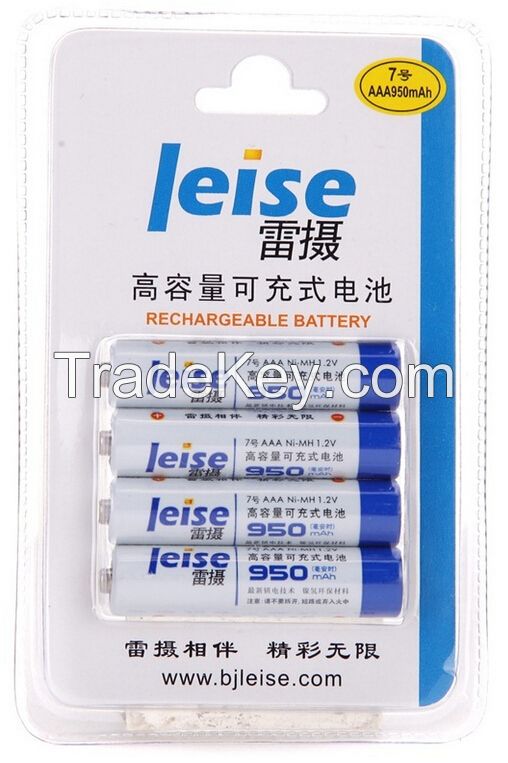 LEISE 950mAh NI-MH AAA Rechargeable battery