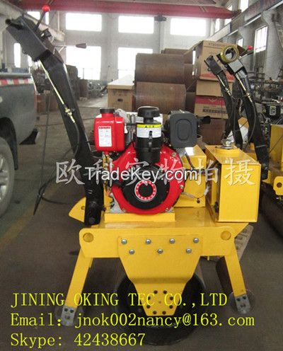 OK-600 Single wheel gasoline roller