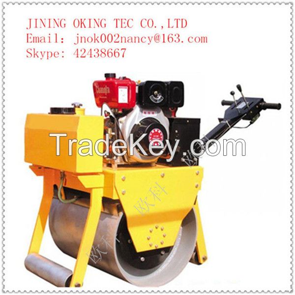 OK-600 Single wheel gasoline roller