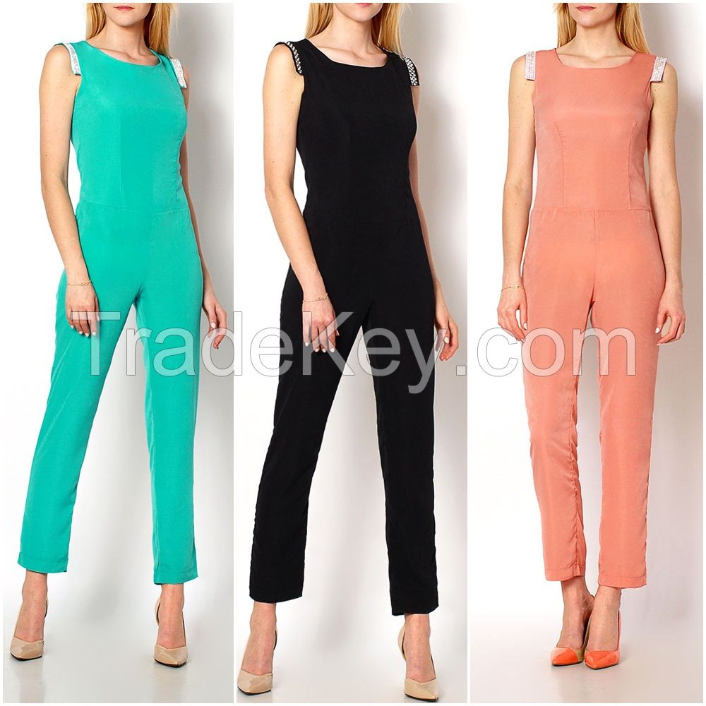 2015 NEW LADIES FORMAL ELEGANT SEXY TUBE SUMMER CASUAL PARTY JUMPSUITS D1346