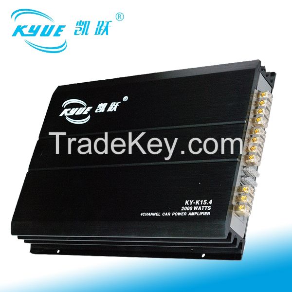 Kyue mosfet AB 4-channel 70W car amplifier