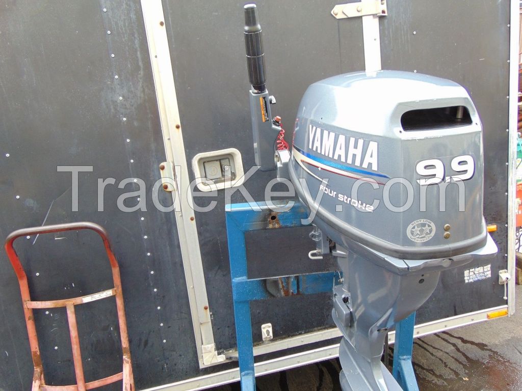 Used 2008 YAMAHA F9.9HP 15" SHAFT 4-STROKE OUTBOARD MOTOR