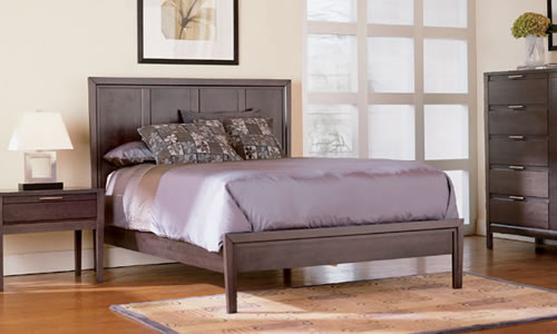 wood bed